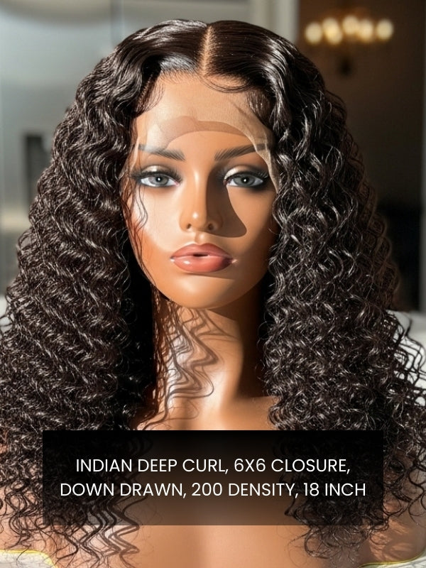 Plush Swiss 6x6 DD Swiss Lace - Indian