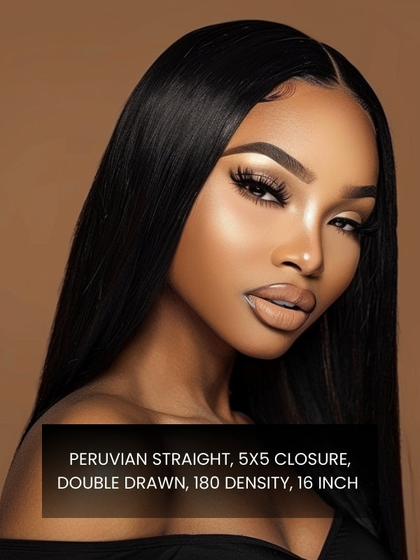 Plush Swiss 5x5 DD Swiss Lace - Peruvian