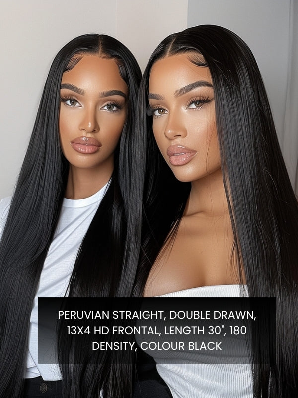 Plush Swiss frontal 13x4 DD HD Lace - Peruvian